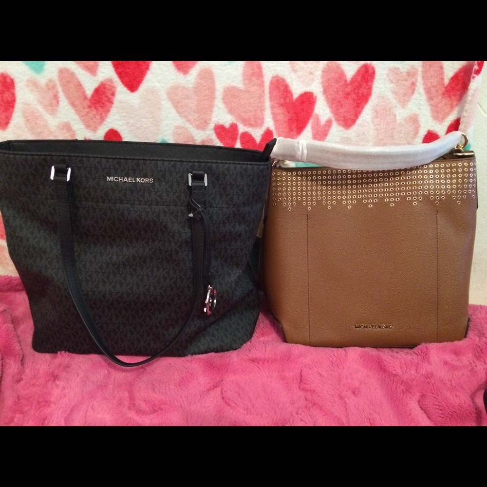 Mk purses and an mk backpack